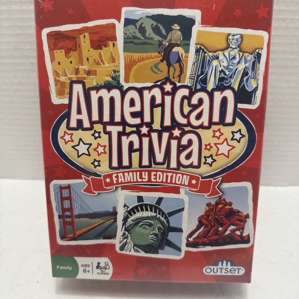 American Trivia Card Game (Family Edition) American Trivia‎ Family Edition Board